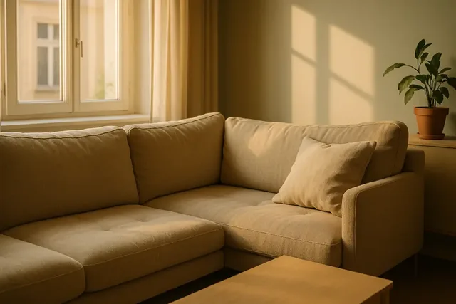 Hundehaare vom Sofa entfernen – die 10 besten Methoden im Alltag (KI-generiertes Bild)
