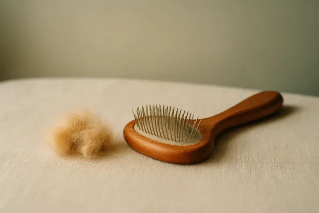 Warum verlieren Hunde so viele Haare? (KI-generiertes Bild)