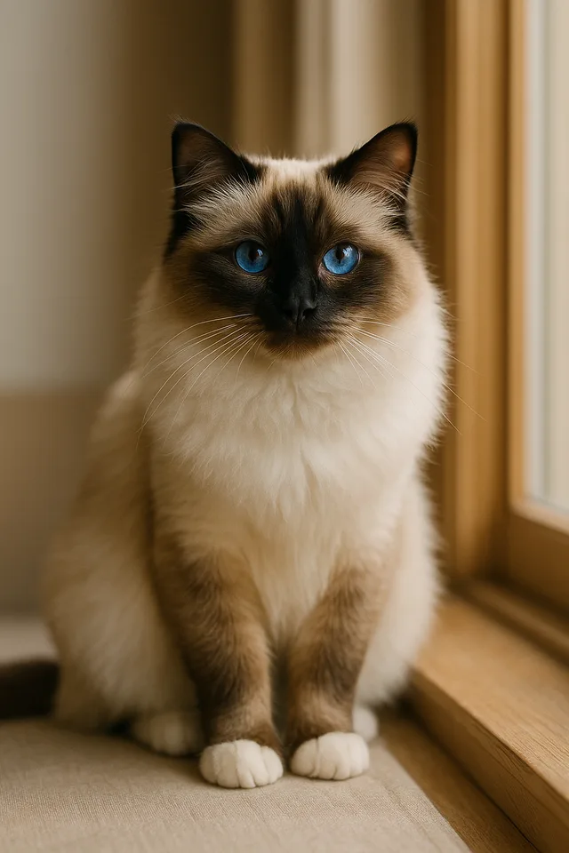 Heilige Birma – Katze Rasse Foto